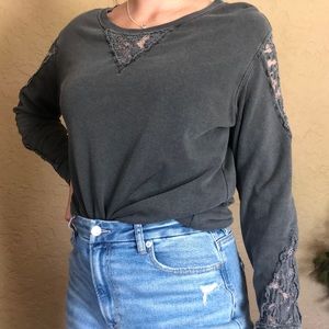 Long Sleeve Shirt with Lace